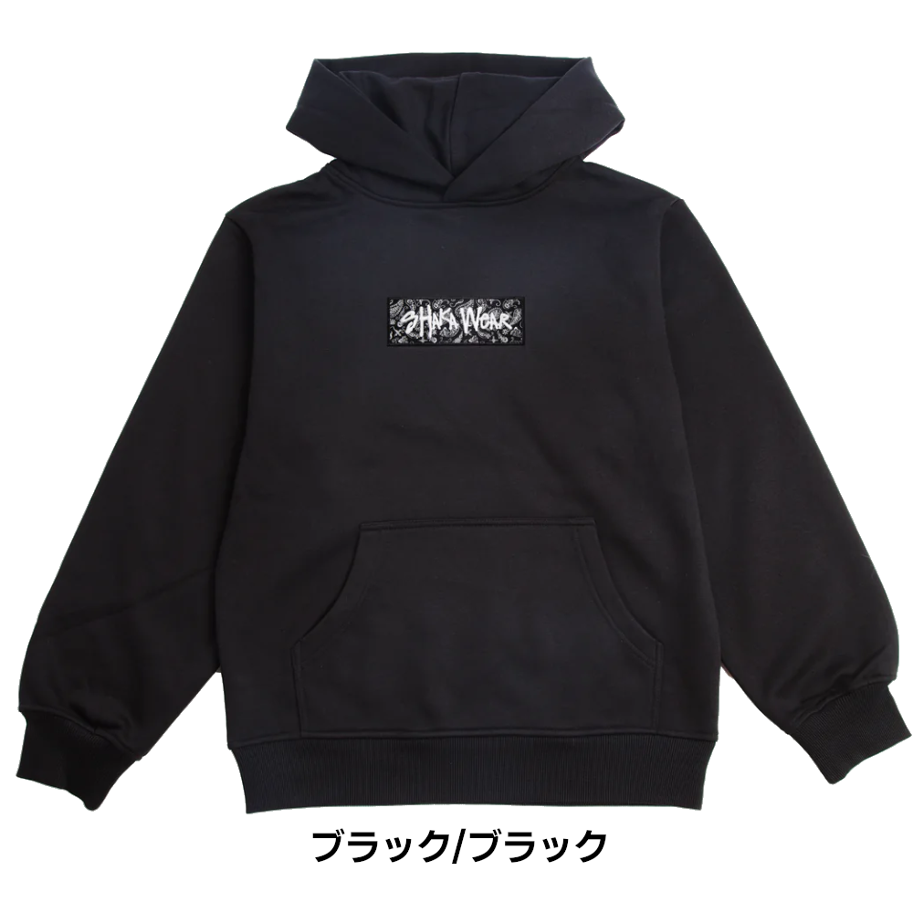 SHAKA WEAR パーカー ペイズリー柄 BOXロゴ シャカウェア | アメカジ